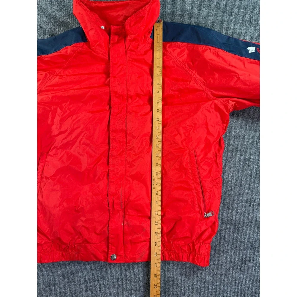 Vintage The North Face Extreme Windbreaker Mens XL Red Navy Blue Colorblock‎ USA